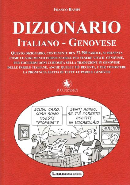Dizionario italiano-genovese - Franco Bampi - copertina