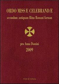 Ordo missae celebrandae secundum antiquam ritus romani 2009 - copertina