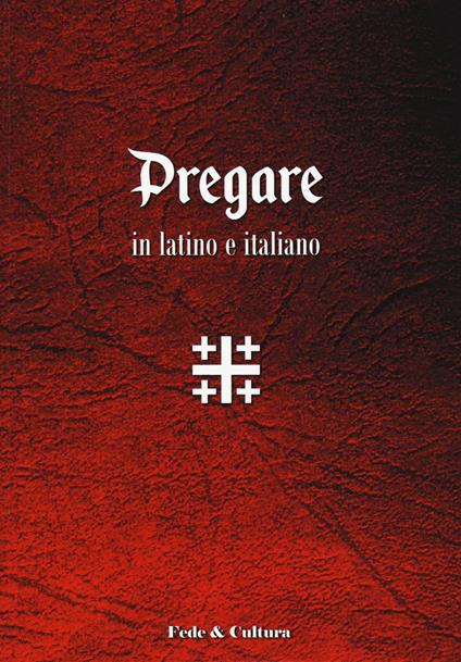 Pregare in latino e italiano - copertina