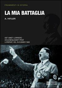 La mia battaglia - Adolf Hitler - copertina