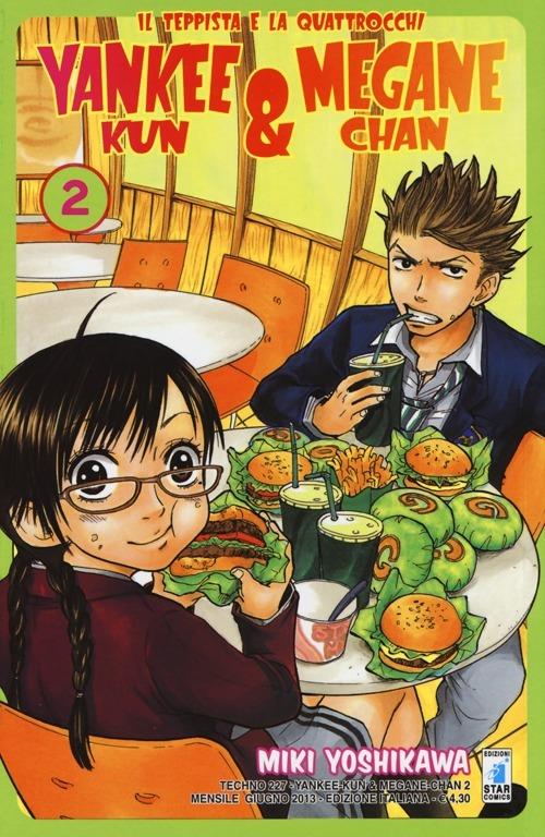 Yankee-Kun & Megane-Chan il teppista e la quattrocchi. Vol. 2 - Miki Yoshikawa - copertina