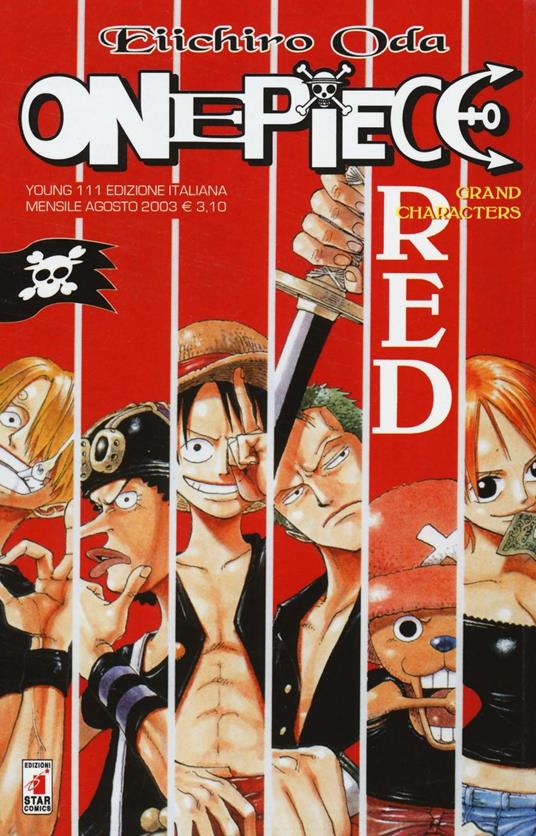 One piece red - Eiichiro Oda - copertina