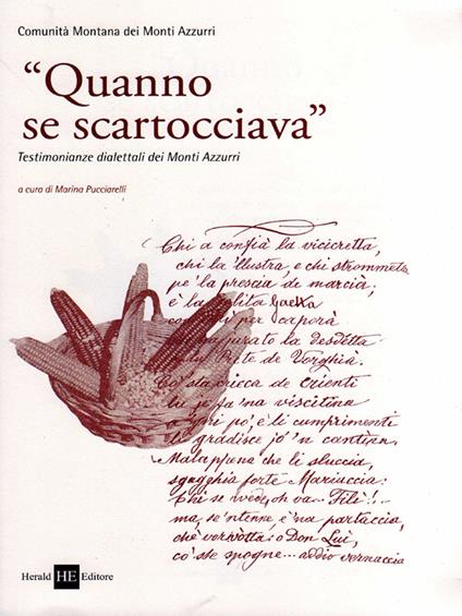 «Quanno se scartocciava». Testimonianze dialettali dei monti Azzurri - copertina