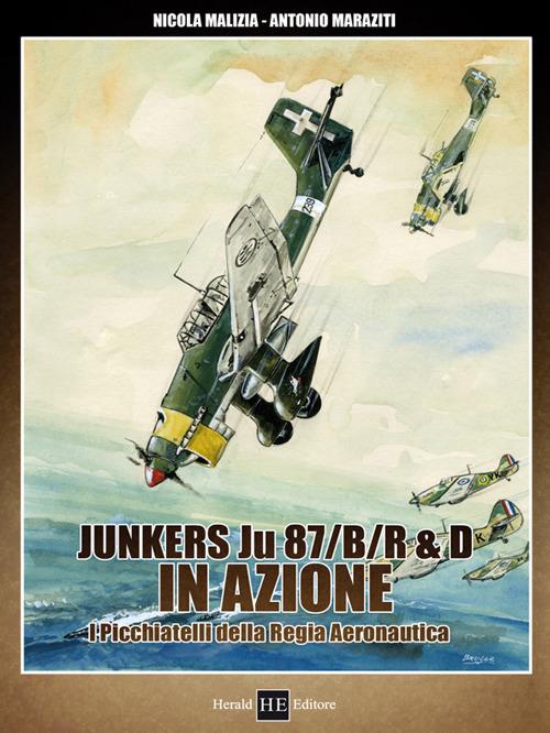 Junkers JU 84/B/R R&D in azione. Picchiatelli della Regia Aeronautica - Nicola Malizia - copertina