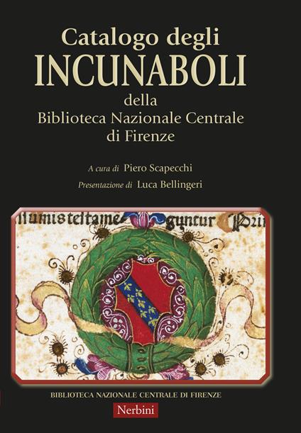 Catalogo degli incunaboli della Biblioteca Nazionale Centrale di Firenze - copertina