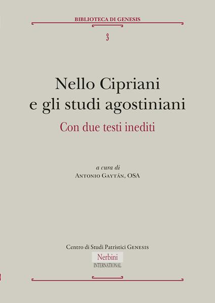 Nello Cipriani e gli studi agostiniani - copertina