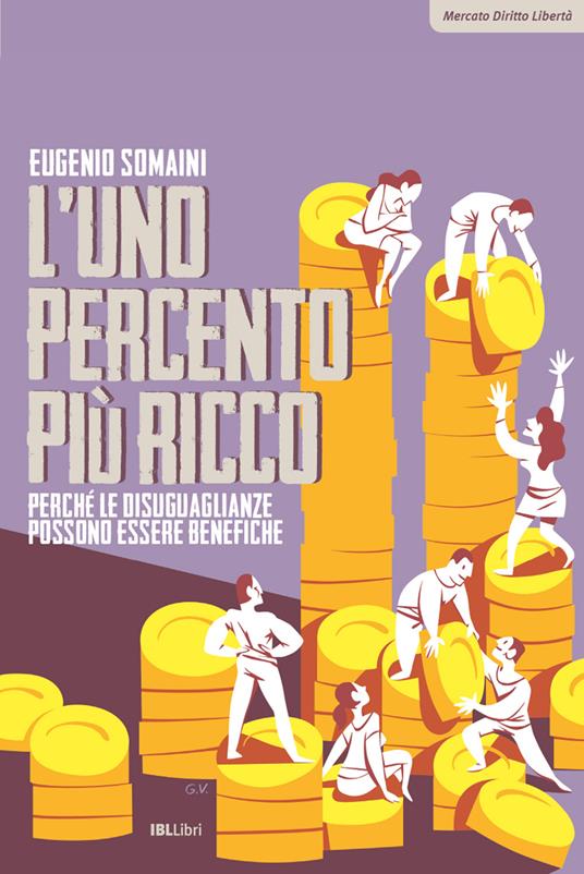 L'uno percento più ricco. Perché le disuguaglianze possono essere benefiche - Eugenio Somaini - copertina