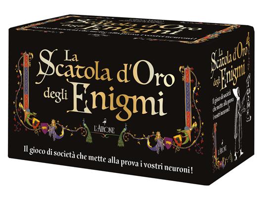 La scatola d'oro degli enigmi. Nuova ediz. Con 100 Carte - Fabrice Mazza,Sylvain Lhullier - copertina