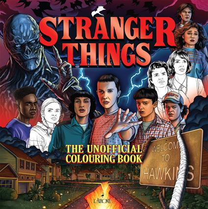 Stranger things. The unofficial colouring book - copertina