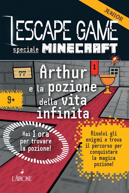 Minecraft. Arthur e la pozione della vita infinita. Escape game. Vol. 2 - Vincent Raffaitin - copertina