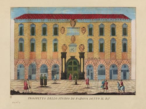 Stampe d'arte «Prospetto dello studio di Padova detto il Bo» - copertina
