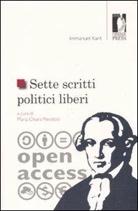 Sette scritti politici liberi - Immanuel Kant - copertina