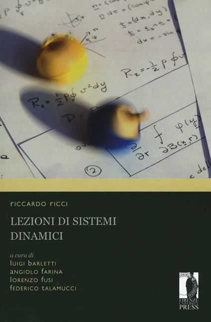 Lezioni di sistemi dinamici - Riccardo Ricci - copertina