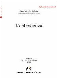 L' obbedienza - Nicola Palaia - copertina