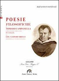 Poesie filosofiche di Tommaso Campanella - G. Gaspare Orelli - copertina