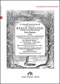 Realis philosophiae - Tommaso Campanella - copertina