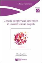 Generic integrity and innovation in tourism texts in english