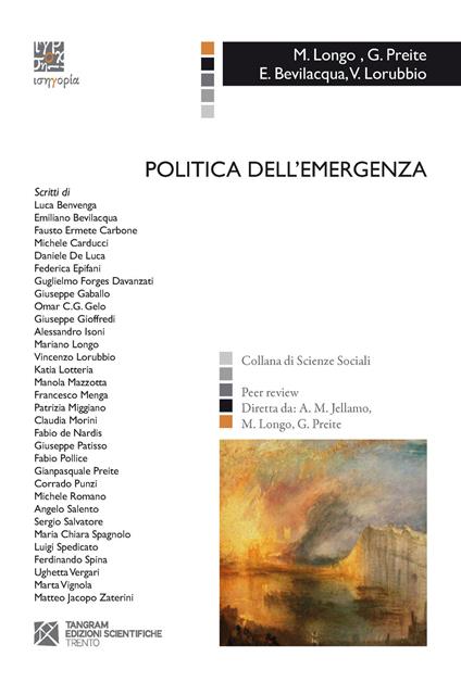 Politica dell'emergenza - copertina