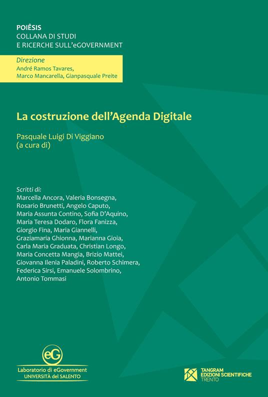 La costruzione dell'agenda digitale. Temi e prospettive d'informatica giuridica - copertina