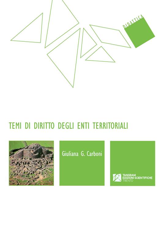 Temi di diritto degli enti territoriali - Giuliana Giuseppina Carboni - copertina