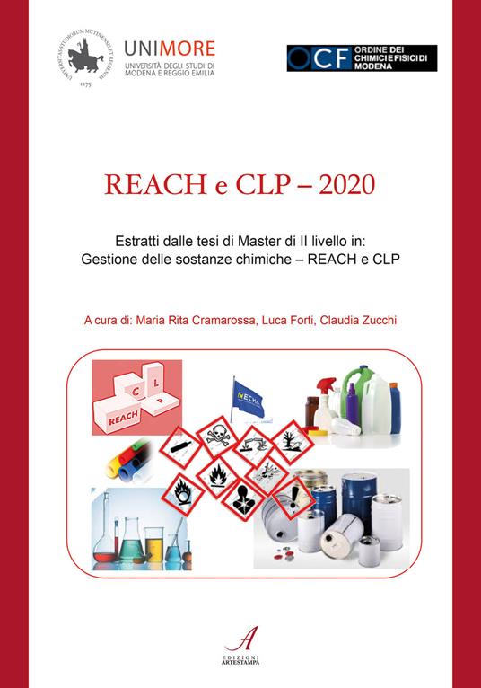 REACH e CLP. 2020. Estratti dalle tesi di Master di 2º livello in: Gestione delle sostanze chimiche - copertina