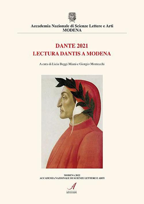 Dante 2021. Lectura Dantis a Modena - copertina