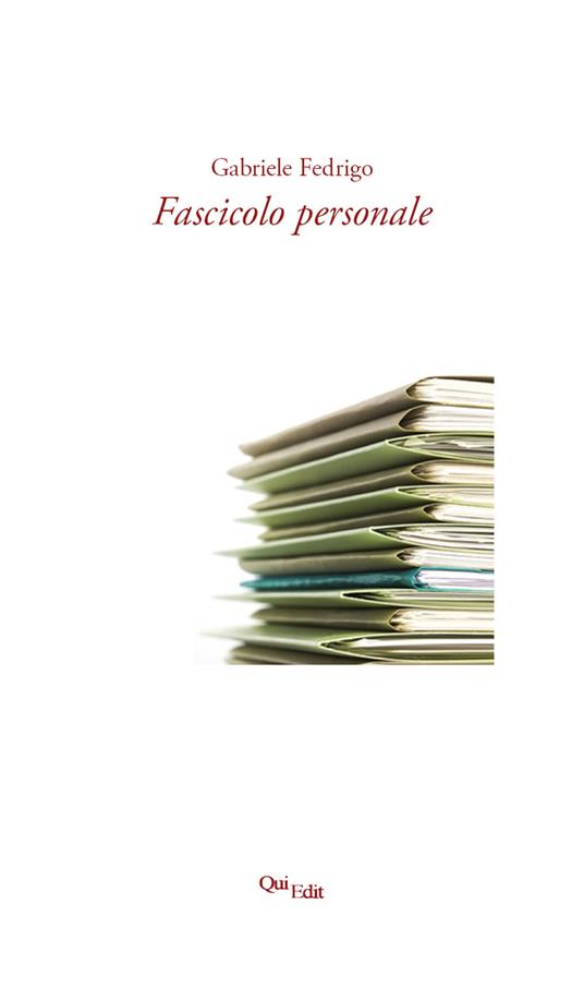 Fascicolo personale - Gabriele Fedrigo - copertina
