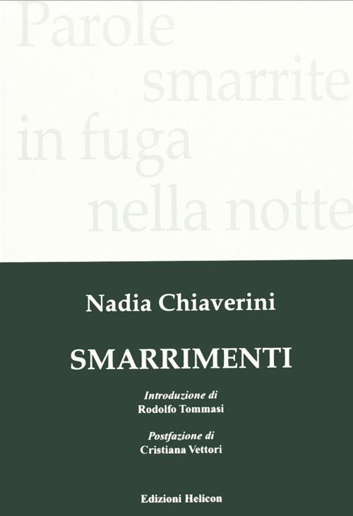 Smarrimenti - Nadia Chiaverini - copertina