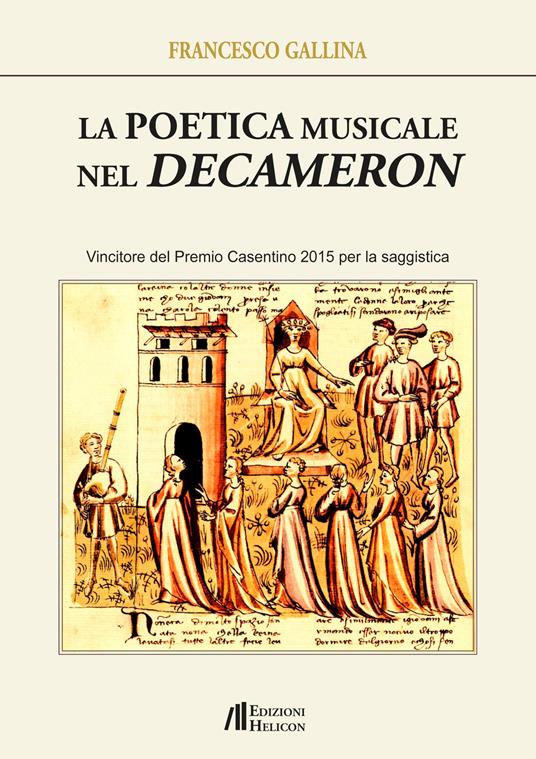 La poetica musicale nel Decameron - Francesco Gallina - copertina