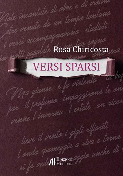 Versi sparsi - Rosa Chiricosta - copertina