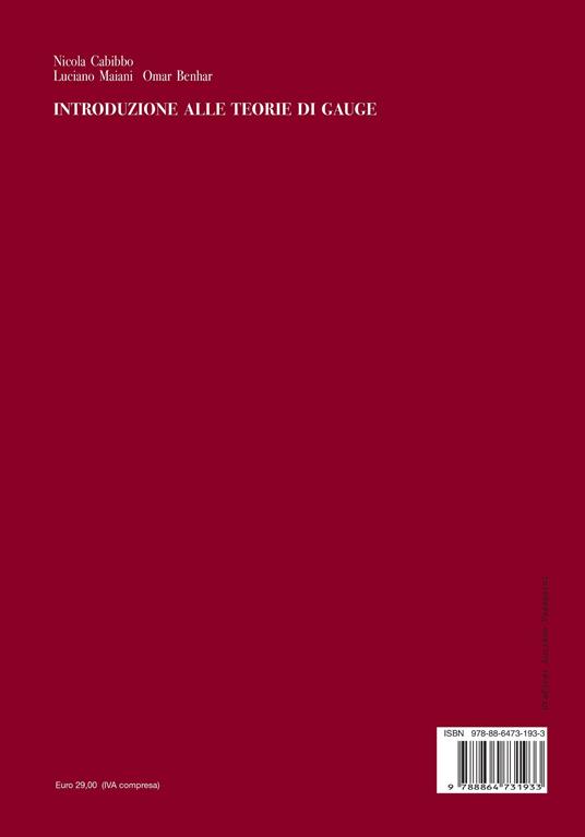 Introduzione alle teorie di Gauge - Nicola Gabibbo,Luciano Maiani,Omar Benhar - 3