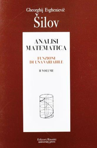 Analisi matematica. Vol. 2 - Georgij Evgen'evic Šilov - copertina