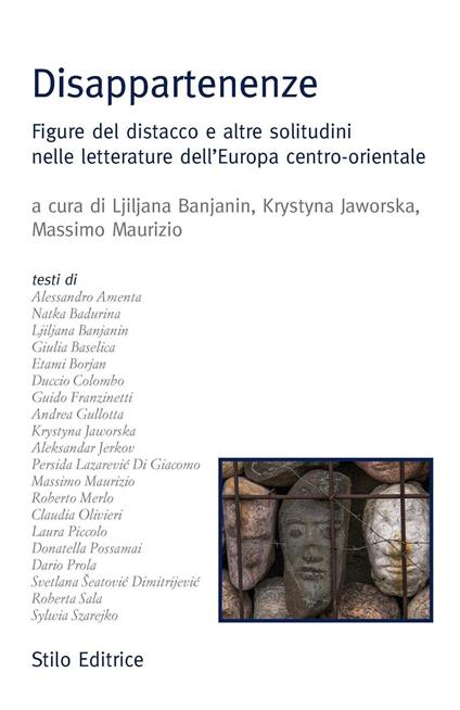 Disappartnenze. Figure del distacco e altre solitudini nelle letterature dell'Europa centro-orientale - copertina