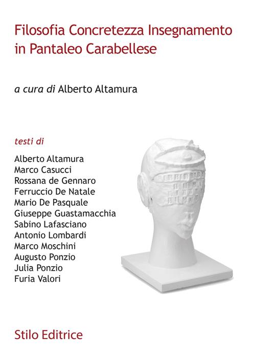 Filosofia concretezza insegnamento in Pantaleo Carabellese - copertina