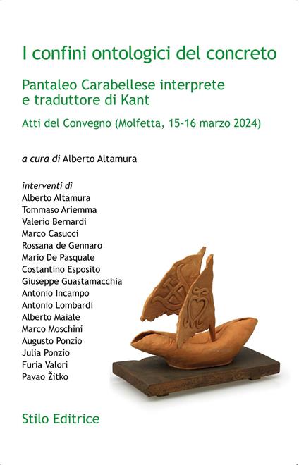 I confini ontologici del concreto. Pantaleo Carabellese interprete e traduttore di Kant - copertina