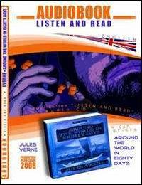 Around the world in eighty days. Audiolibro. CD Audio e CD-ROM - Jules Verne - copertina