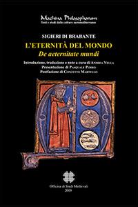 L'eternità del mondo-De aeternitate mundi - Sigieri di Brabante - copertina