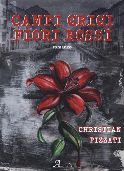 Campi grigi, fiori rossi - Christian Pizzati - copertina