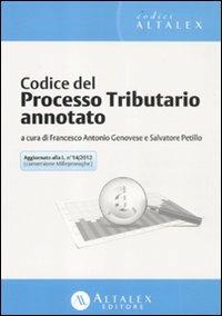 Codice del processo tributario annotato - copertina
