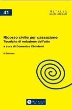 Ricorso civile per cassazione. Tecniche di redazione dell'atto - copertina