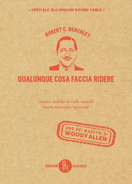 Qualunque cosa faccia ridere - Robert C. Benchley - copertina
