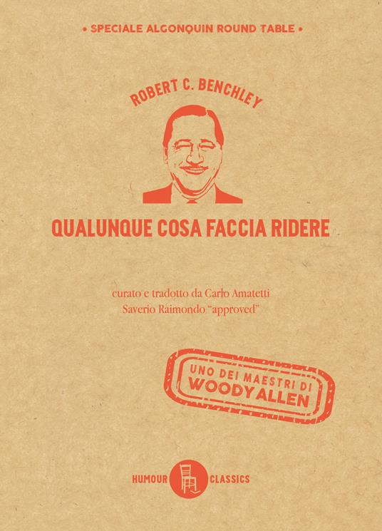 Qualunque cosa faccia ridere - Robert C. Benchley - copertina