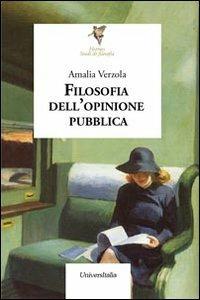 Filosofia dell'opinione pubblica - Amalia Verzola - copertina