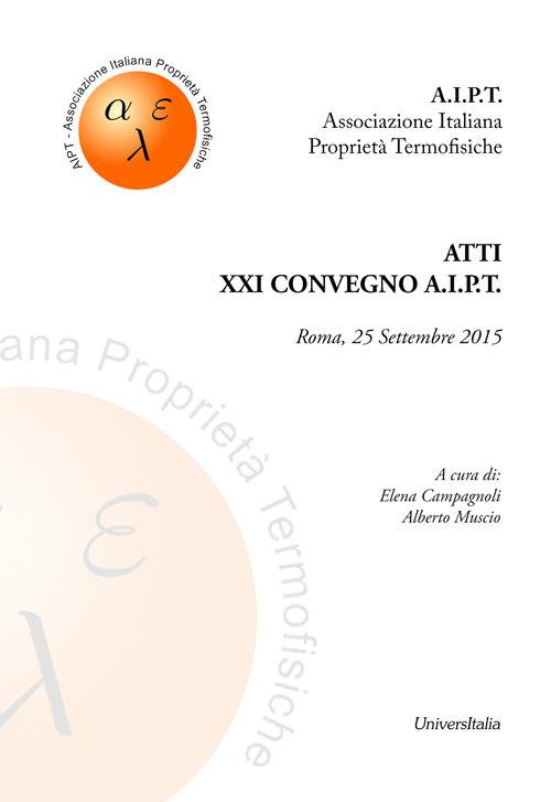 Atti del 21° Convegno A.I.P.T. (Roma, 25 settembre 2015) - copertina