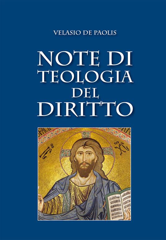 Note di teologia del diritto - Velasio De Paolis - copertina