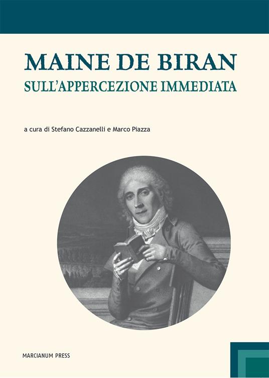 Sull'appercezione immediata - François P. Maine de Biran - copertina