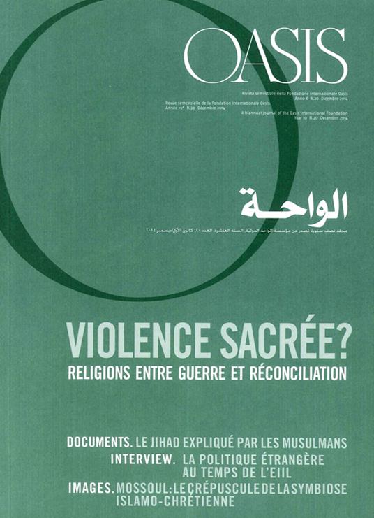 Oasis. Ediz. francese e araba. Vol. 20 - copertina