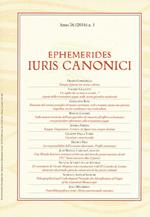 Ephemerides Iuris canonici (2016). Vol. 1