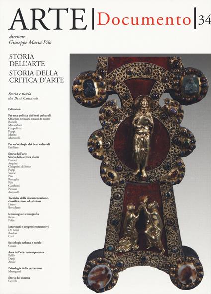 Arte. Documento. Rivista e collezione di storia e tutela dei beni culturali. Vol. 34: Storia dell'arte. Storia della critica d'arte. - copertina