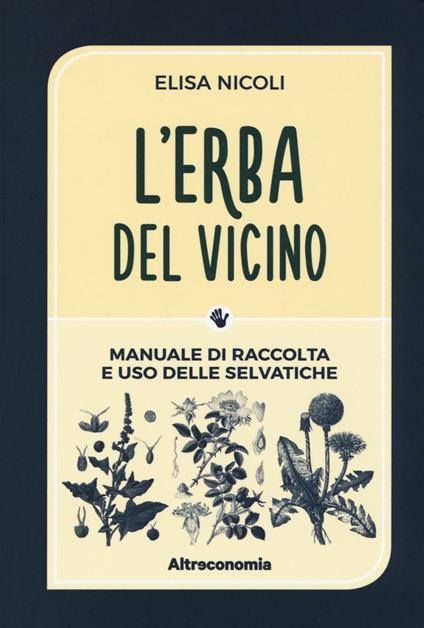 L' erba del vicino. Manuale di raccolta e uso delle selvatiche - Elisa Nicoli - copertina